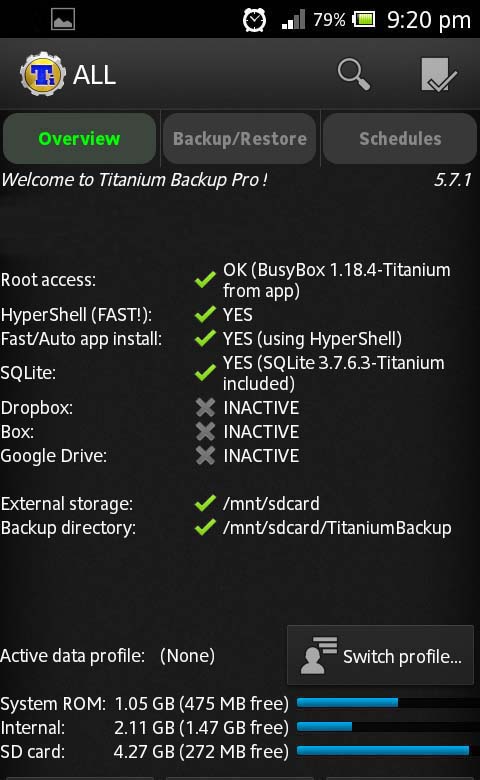 Titanium Backup Pro Key (root) for Android Devices