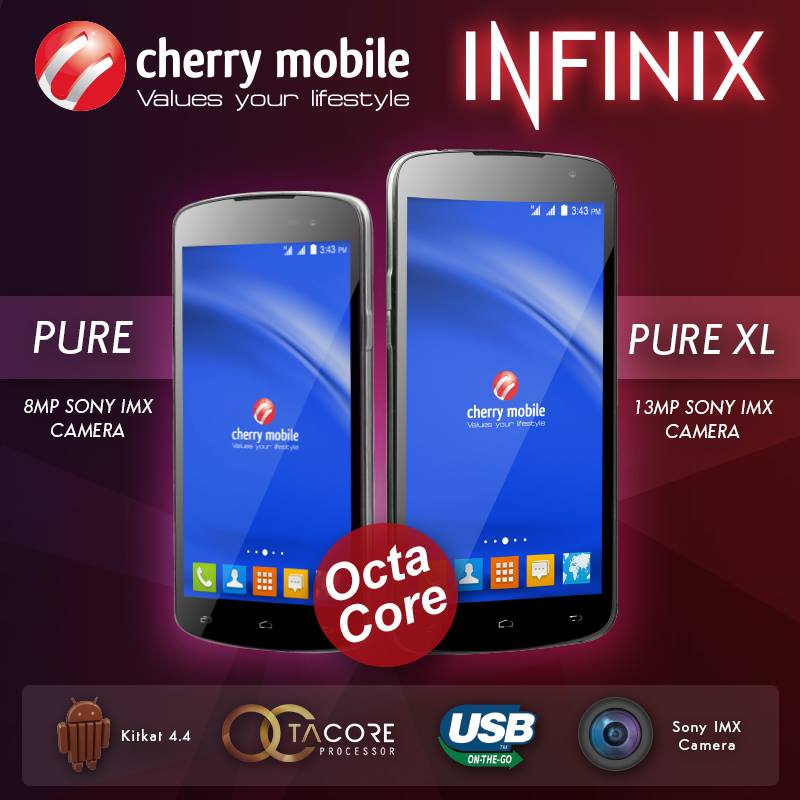 Cherry Mobile’s Infinix Pure and Pure XL