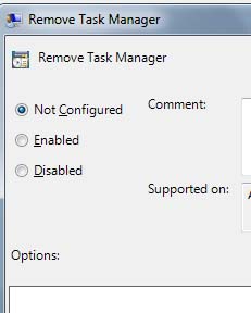 Enable or Disable Windows Task Manager