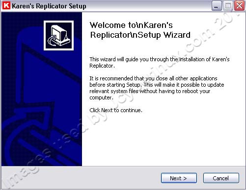 Karen's Power Tools - Replicator v3.6.8 - A Free Backup Software - used by Jcyberinux