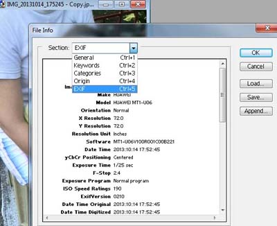 Remove or Change Exif Data from your Digital Images or Photos