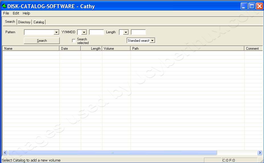 Cathy Disk Cataloging Software