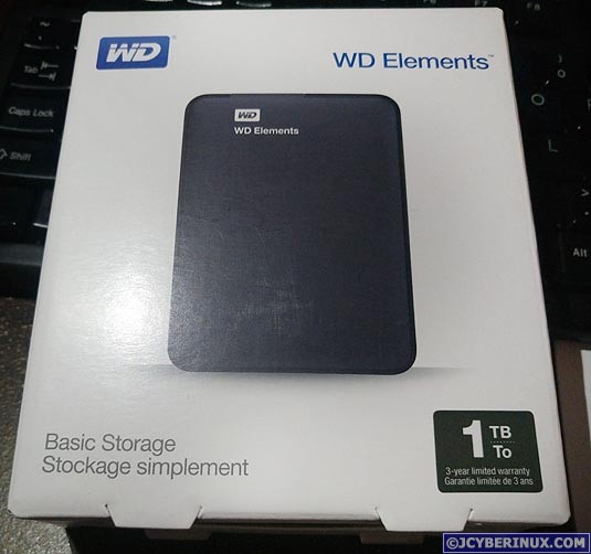 WD Elements 1TB USB 3.0 Portable Drive