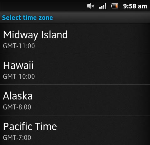 Setting Date and Time on Android Smartphone