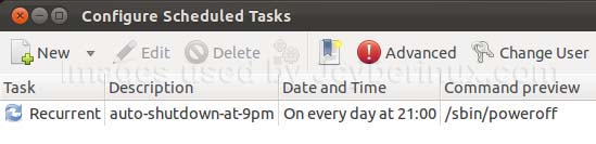 Automatic Shutdown on Ubuntu Unity via Scheduled Tasks Automatic Shutdown on Ubuntu Unity via Scheduled Tasks