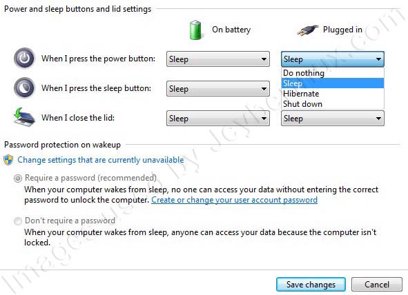 Enable or Disable Power Button Function in the Keyboard on Windows