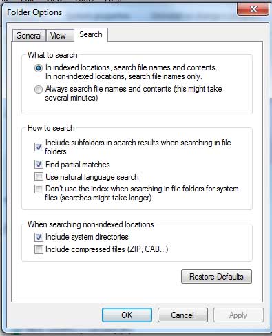 Windows Search Companion not working or doesn’t show results