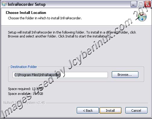 InfraRecorder – Free CD/DVD Burning Tool used by Jcyberinux